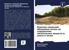 Capa do livro de Влияние каменной облицовки почвы на содержание питательных веществ и влаги в почве 