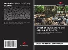 Обложка Effect of cow manure and spacing on growth