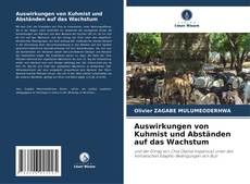 Portada del libro de Auswirkungen von Kuhmist und Abständen auf das Wachstum