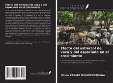 Buchcover von Efecto del estiércol de vaca y del espaciado en el crecimiento
