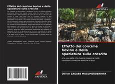 Bookcover of Effetto del concime bovino e della spaziatura sulla crescita