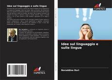 Capa do livro de Idee sul linguaggio e sulle lingue 