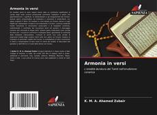 Armonia in versi kitap kapağı