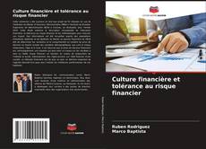 Capa do livro de Culture financière et tolérance au risque financier 