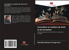Capa do livro de Innovation en matière de droit et de formation 