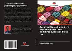 Portada del libro de Acculturation et bien-être psychologique : Les immigrés turcs aux États-Unis