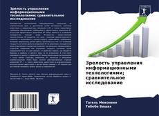 Couverture de Зрелость управления информационными технологиями; сравнительное исследование