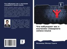 Bookcover of Что побуждает вас к изучению словарного запаса языка