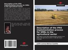 Copertina di Description of the IFRS implementation process for SMEs in the agricultural sector
