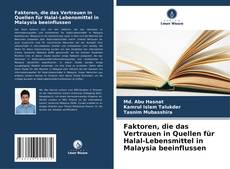 Capa do livro de Faktoren, die das Vertrauen in Quellen für Halal-Lebensmittel in Malaysia beeinflussen 