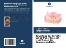 Capa do livro de Bewertung der Sprache bei CD-Patienten nach Modifikation der Gaumenoberfläche 