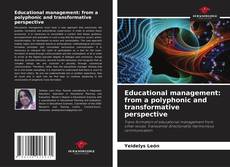 Capa do livro de Educational management: from a polyphonic and transformative perspective 