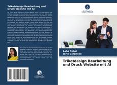 Capa do livro de Trikotdesign Bearbeitung und Druck Website mit AI 