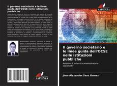 Buchcover von Il governo societario e le linee guida dell'OCSE nelle istituzioni pubbliche