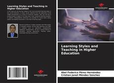 Buchcover von Learning Styles and Teaching in Higher Education