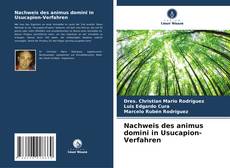 Capa do livro de Nachweis des animus domini in Usucapion-Verfahren 