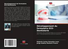 Copertina di Développement du formulaire 033-Dentisterie