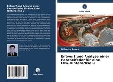 Capa do livro de Entwurf und Analyse einer Parabelfeder für eine Lkw-Hinterachse u 