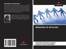 Capa do livro de Attention to diversity 