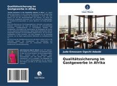 Qualitätssicherung im Gastgewerbe in Afrika kitap kapağı
