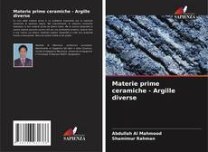 Bookcover of Materie prime ceramiche - Argille diverse