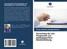 Bookcover of Vorschlag für ein Programm zur pädagogischen Weiterbildung