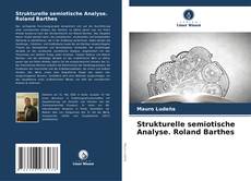 Capa do livro de Strukturelle semiotische Analyse. Roland Barthes 