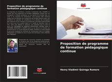 Proposition de programme de formation pédagogique continue kitap kapağı