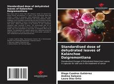 Buchcover von Standardised dose of dehydrated leaves of Kalanchoe Daigremontiana