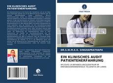 Portada del libro de EIN KLINISCHES AUDIT PATIENTENERFAHRUNG