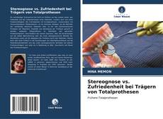 Bookcover of Stereognose vs. Zufriedenheit bei Trägern von Totalprothesen