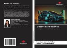 Electric car batteries kitap kapağı