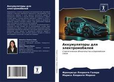 Buchcover von Аккумуляторы для электромобилей