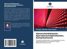 Capa do livro de Hämorrhoidektomie: Operationsmöglichkeiten, Komplikationen 