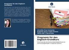 Bookcover of Programm für den Englisch-Grundkurs