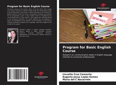 Capa do livro de Program for Basic English Course 