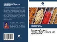 Buchcover von Eigenschaften der Mikrowellentrocknung von Heilkräutern