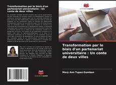 Capa do livro de Transformation par le biais d'un partenariat universitaire : Un conte de deux villes 
