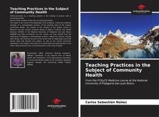 Capa do livro de Teaching Practices in the Subject of Community Health 