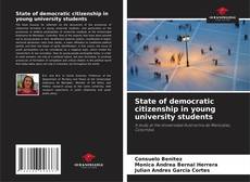 Couverture de State of democratic citizenship in young university students