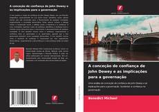 Buchcover von A conceção de confiança de John Dewey e as implicações para a governação