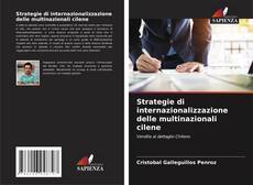 Buchcover von Strategie di internazionalizzazione delle multinazionali cilene