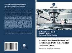 Capa do livro de Elektroerosionsbearbeitung von ferritischem Stahl mit erhöhter Tiefenfestigkeit 