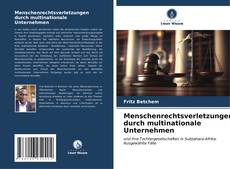 Capa do livro de Menschenrechtsverletzungen durch multinationale Unternehmen 