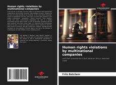 Buchcover von Human rights violations by multinational companies