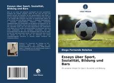 Buchcover von Essays über Sport, Sozialität, Bildung und Bars