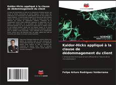 Capa do livro de Kaldor-Hicks appliqué à la clause de dédommagement du client 