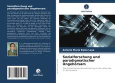 Copertina di Sozialforschung und paradigmatischer Ungehorsam