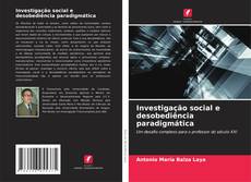 Copertina di Investigação social e desobediência paradigmática