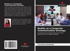 Buchcover von Reality as a Corporate Communication Strategy